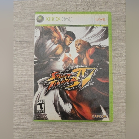 Street Fighter 4 IV Microsoft Xbox 360 Video Game And Manual - Picture 1 of 4